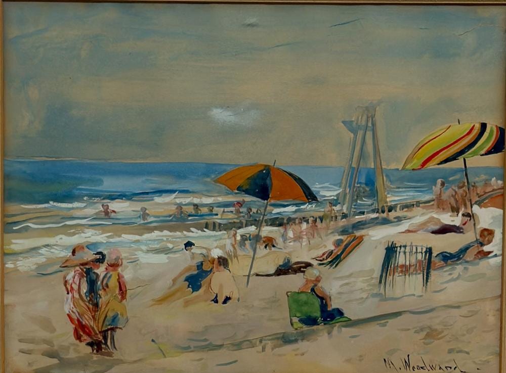 mabel may woodward american 1877 1945 watercolor gouache on paper signed · Lion and Unicorn · 2026-05-24 Mabel May Woodward comparable auction result: mabel may woodward american 1877 1945 watercolor gouache on paper signed