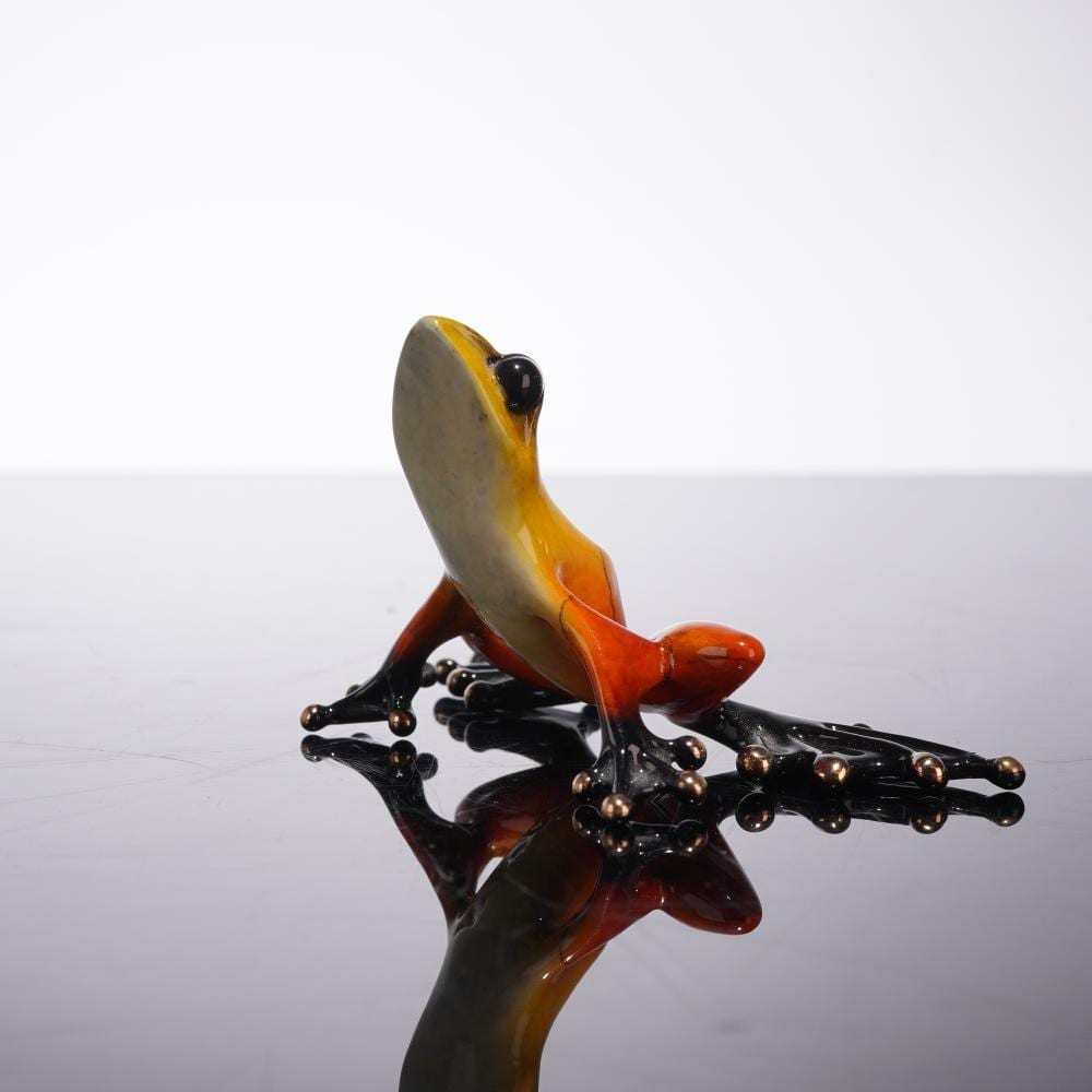 Tim Cotterill comparable auction result: tim cotterill british b 1946 frogman ember polychrome bronze frog sculpture