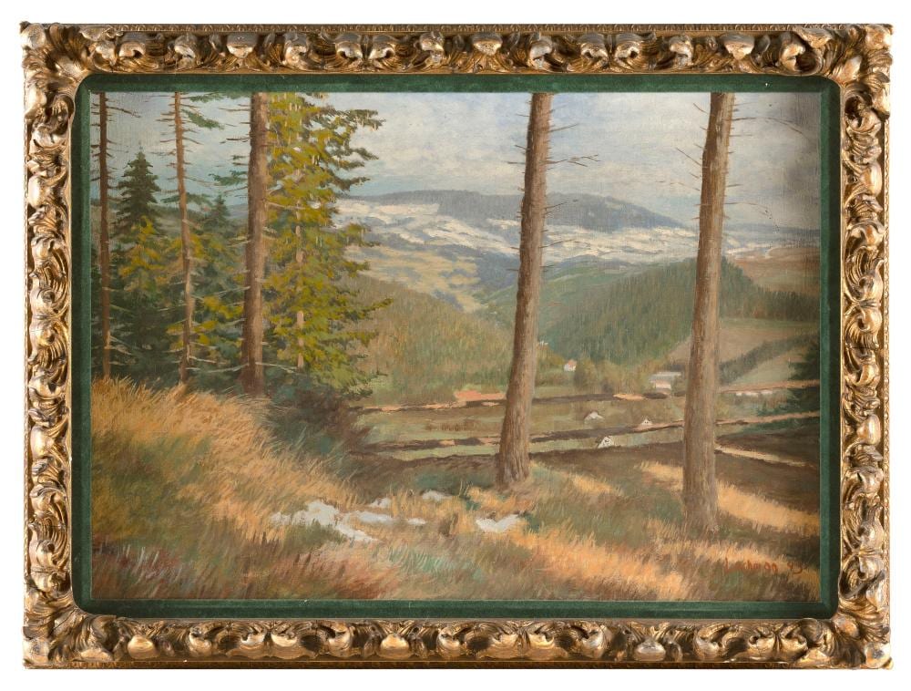 harry b lachman illinois california 1886 1975 california landscape oil on canvas 20 x 18 framed 23 25 x 31 25 · Eldred's · 2026-05-29 Harry B. Lachman comparable auction result: harry b lachman illinois california 1886 1975 california landscape oil on canvas 20 x 18 framed 23 25 x 31 25