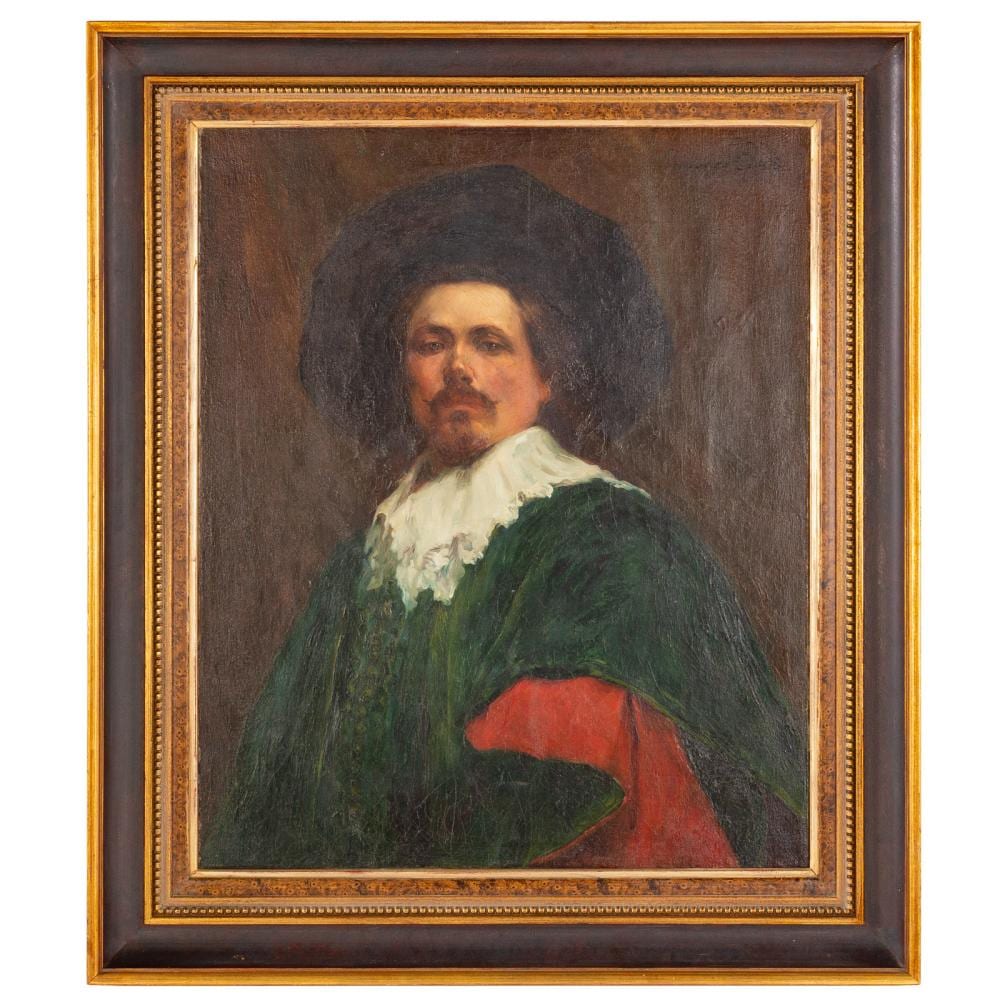 Bonaventura Genelli comparable auction result: giovanni nino costa portrait of a gentleman oil