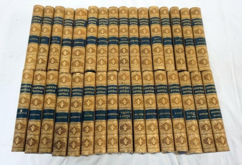 james fenimore cooper 32 vol · Dennis Auction Service · 2026-05-08 James Fenimore Cooper comparable auction result: james fenimore cooper 32 vol