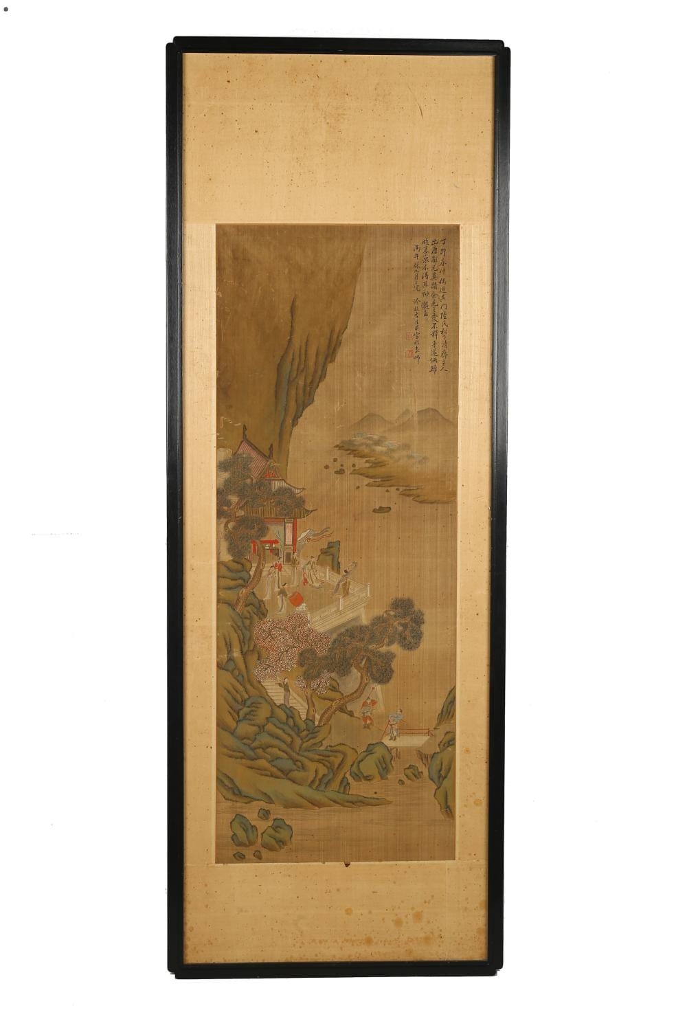 leng mei 1669 1742 palace and figures · California Asian Art Auction Gallery USA · 2026-05-24 Mei Leng comparable auction result: leng mei 1669 1742 palace and figures