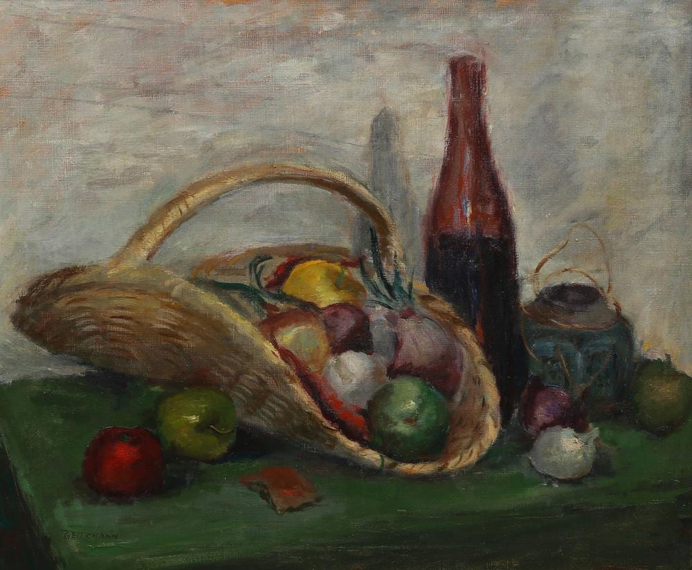 George Chann comparable auction result: george chann 1913 1995 still life