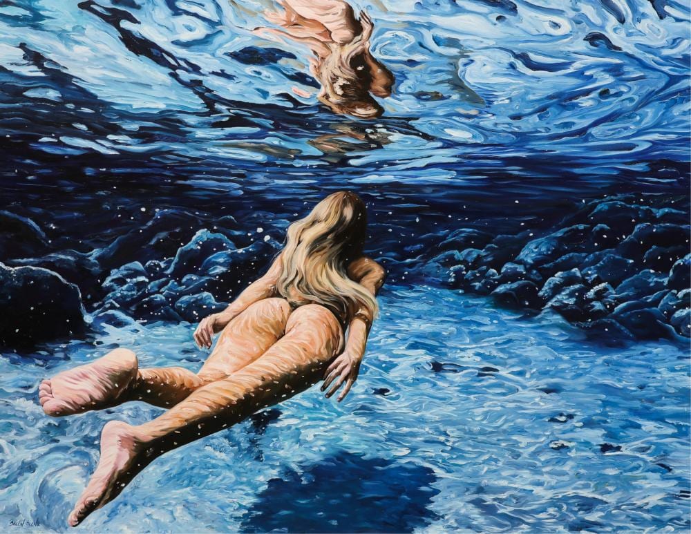 Belen Glenz comparable auction result: belen glenz new frontiers oil on linen 100cm x 130cm