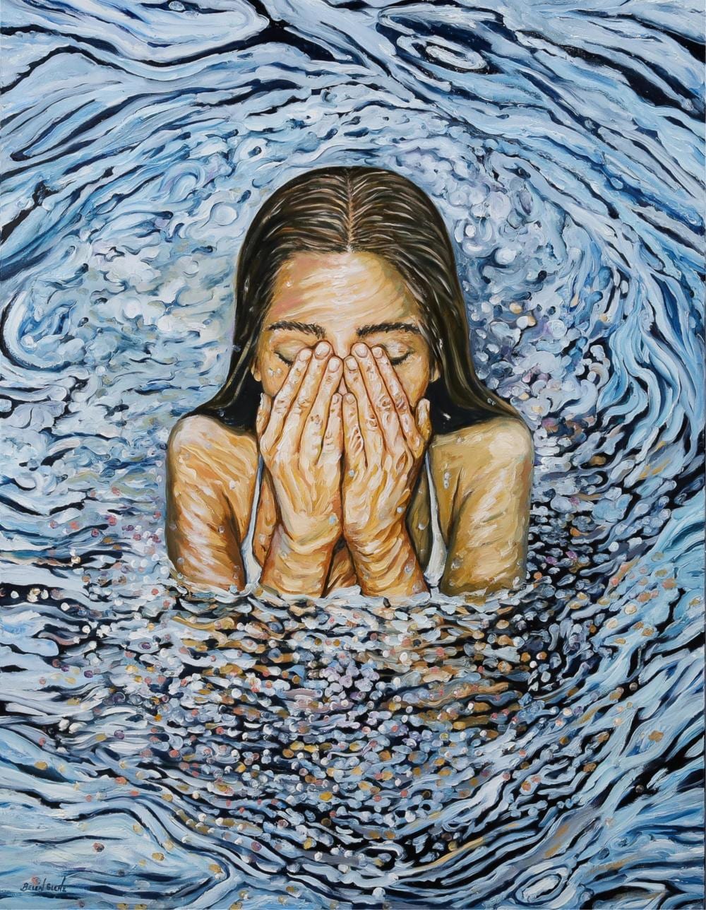 Belen Glenz comparable auction result: belen glenz revived oil on linen 130cm x 100cm