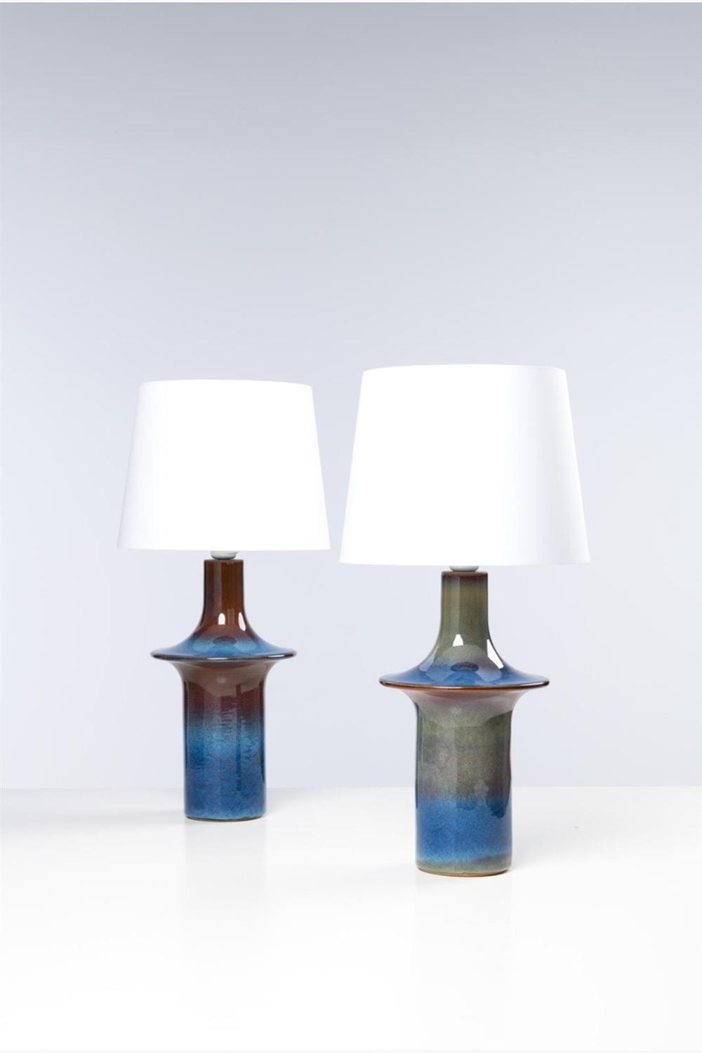 Einer Johansen comparable auction result: einar johansen 1905 1992 pair of table lamps model no 1070