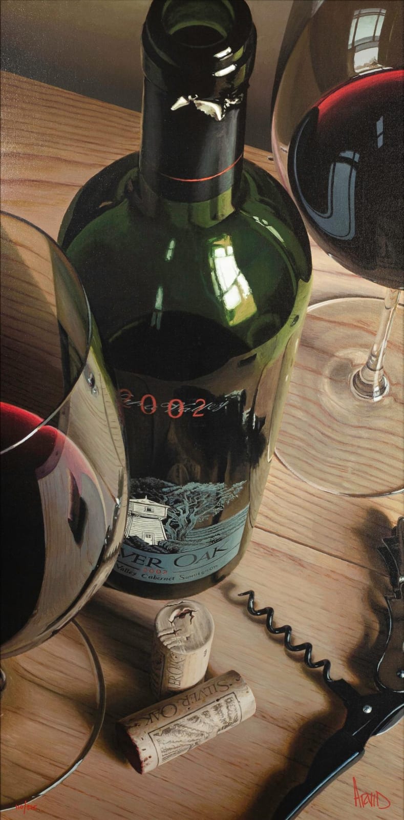 Thomas Arvid comparable auction result: thomas arvid american b 1964 labor of love giclee on canvas