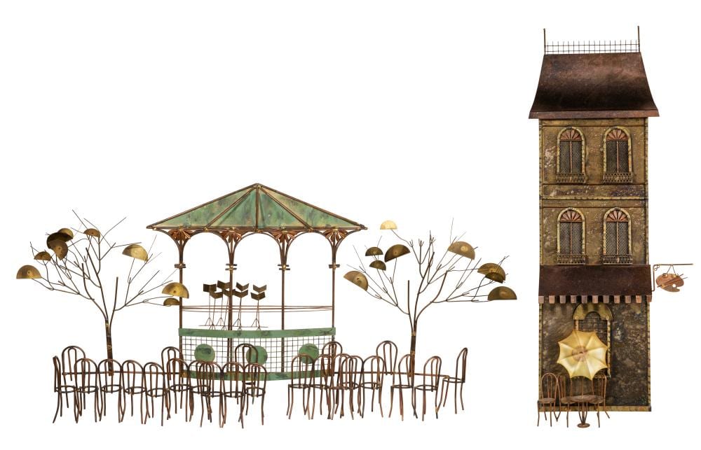 Curtis Jere comparable auction result: curtis jere american 20th century metal wall sculptures