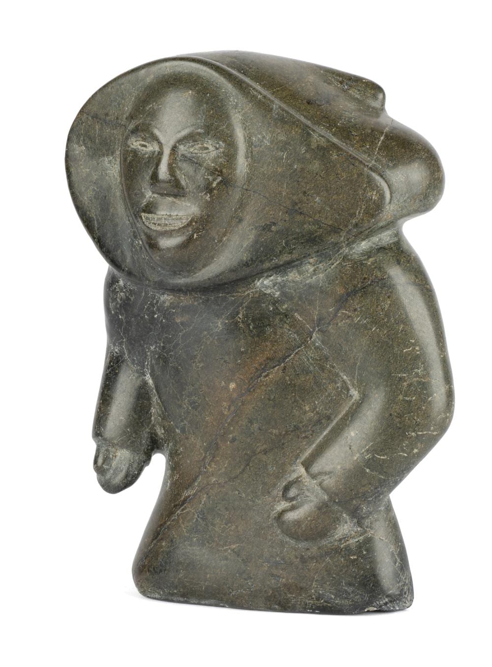 Kenojuak Ashevak comparable auction result: kenojuak ashevak inuit smiling woman 1966