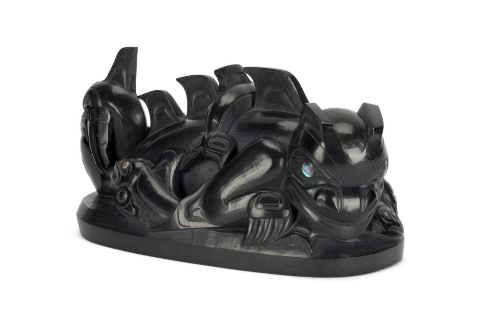 Christian White comparable auction result: christian white haida waasgo and the lazy son in law 1989