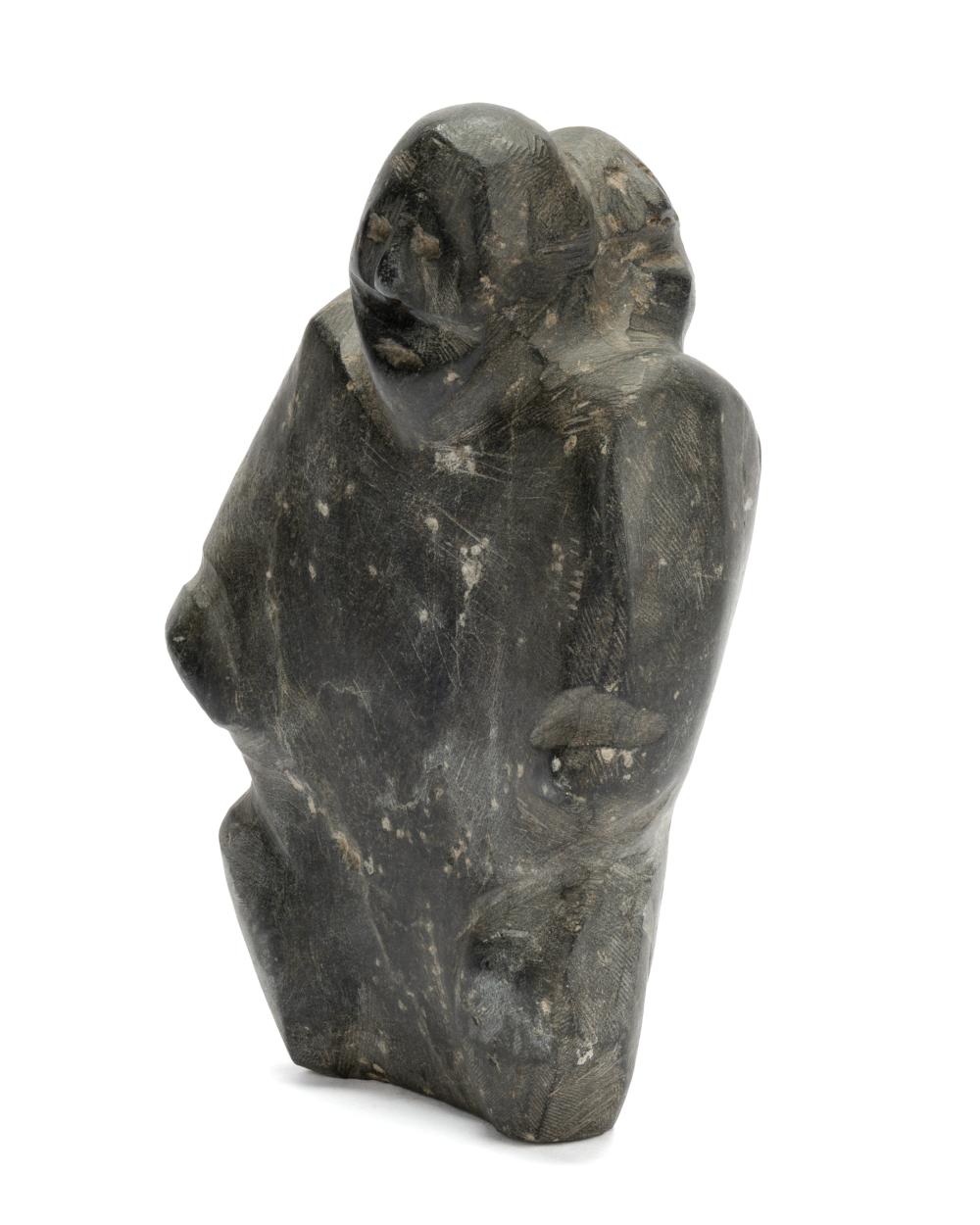 John Kavik comparable auction result: john kavik inuit mother and child c early mid 1970s