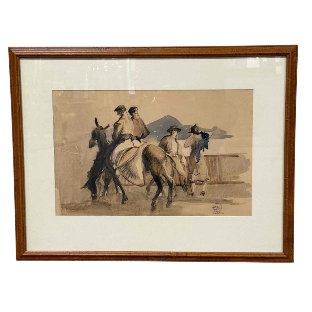 Henry George Keller comparable auction result: henry george keller american 1869 1949 watercolor