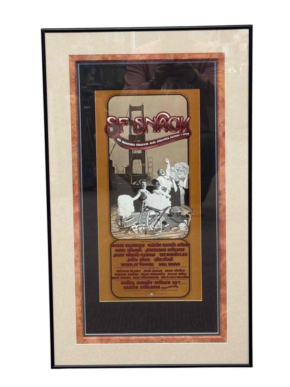 1st printing of 1975 s f snack benefit concert by bill graham · Premier Auction Galleries · 2026-05-30 Bill Graham comparable auction result: 1st printing of 1975 s f snack benefit concert by bill graham