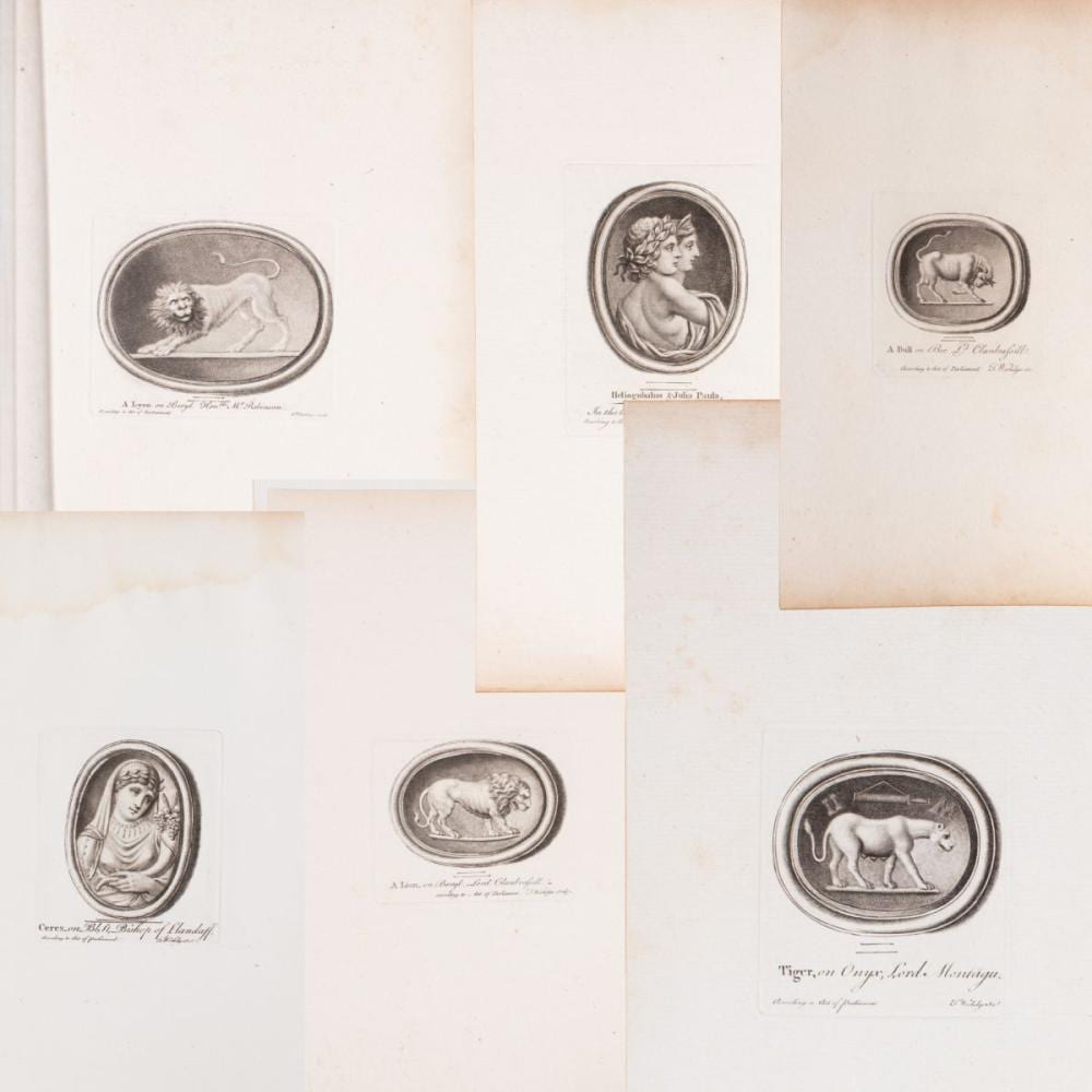 Thomas Worlidge comparable auction result: thomas worlidge antique gems engravings