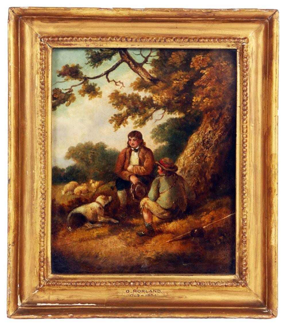 George Morland comparable auction result: george morland 1763 1804