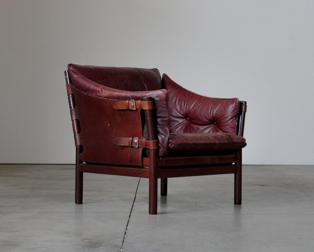 arne norell sweden 1917 1971 ilona armchair 1960s rosewood and dyed leather exhibits wear consistent with age and use · Setdart Auction House · 2026-05-26 Arne Norell comparable auction result: arne norell sweden 1917 1971 ilona armchair 1960s rosewood and dyed leather exhibits wear consistent with age and use