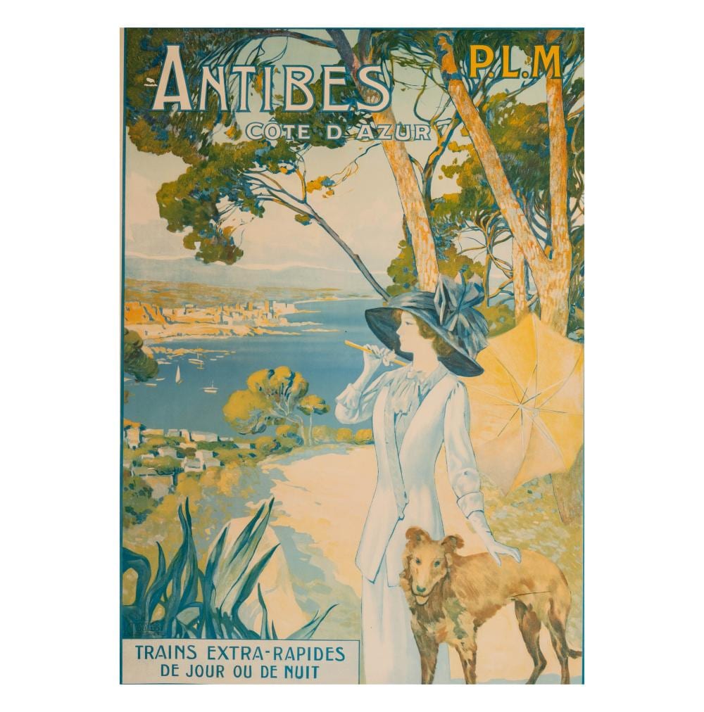 david dellepiane 1866 1932 french travel poster anitbes cote d azur · Abell Auction · 2026-05-21 David Dellepiane comparable auction result: david dellepiane 1866 1932 french travel poster anitbes cote d azur