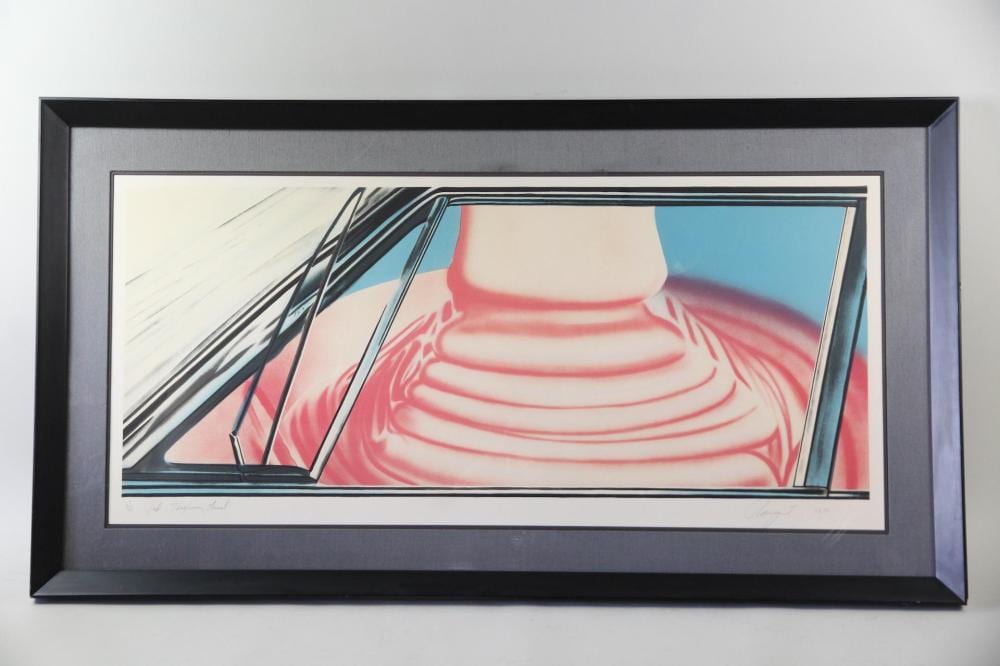James Rosenquist comparable auction result: james rosenquist red highway trust lithograph 1978