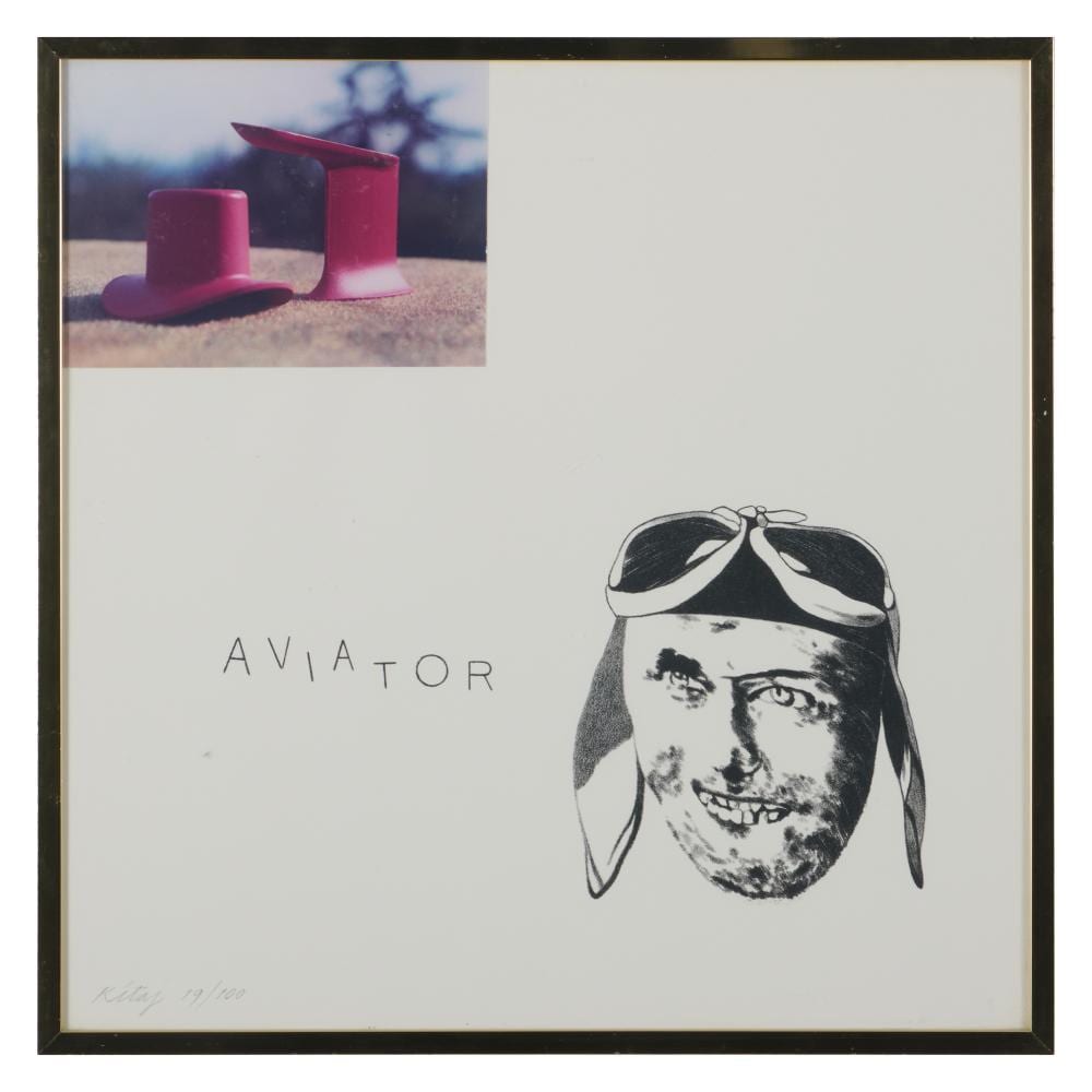 Ronald Brooks Kitaj comparable auction result: ronald brooks kitaj 1932 2007 aviator