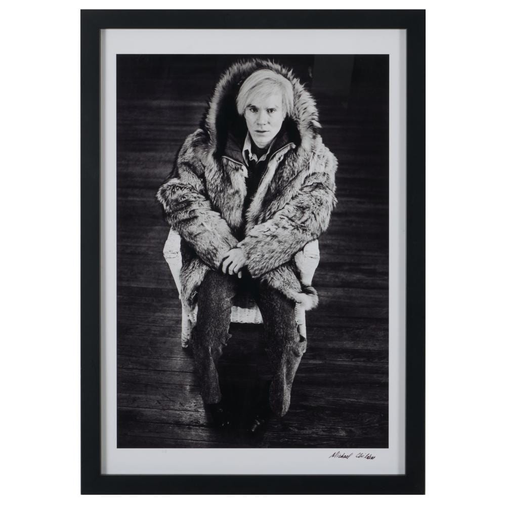 Michael Childers comparable auction result: michael childers b 1944 warhol fur coat