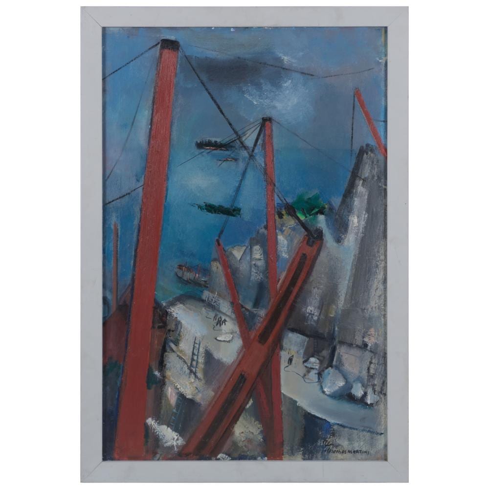 joseph de martini 1896 1984 crotch island derricks · STAIR · 2026-05-21 Joseph De Martini comparable auction result: joseph de martini 1896 1984 crotch island derricks