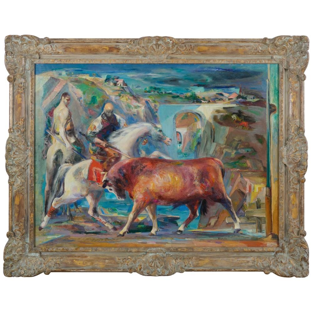 Jon Corbino comparable auction result: jon corbino 1905 1964 bull in quarry