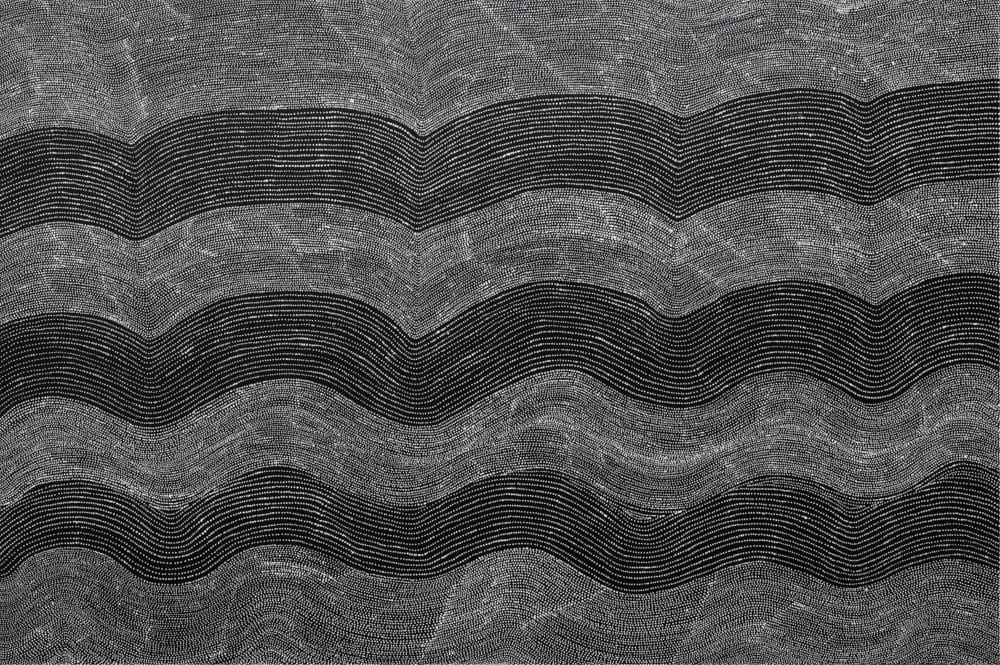 Corrina Ryan NAMPITJINPA comparable auction result: corrina ryan nampitjinpa sandhill dreaming acrylic on canvas 97cm x 145cm