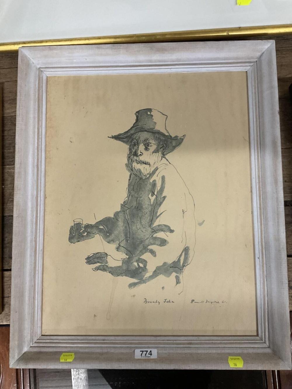 Russell Drysdale comparable auction result: russell drysdale print