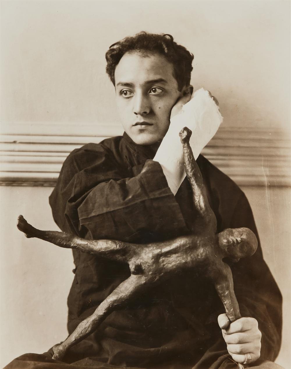Berenice Abbott comparable auction result: berenice abbott isamu noguchi with glad day c 1932