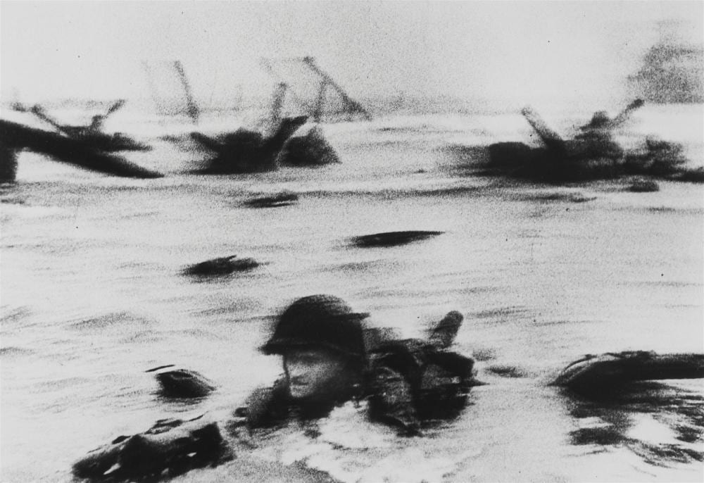 Robert Capa comparable auction result: robert capa d day omaha beach june 6 1944 1944