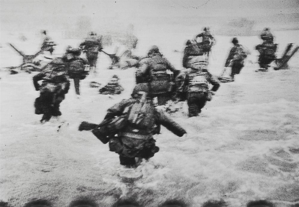 Robert Capa comparable auction result: robert capa d day omaha beach june 6 1944 1944