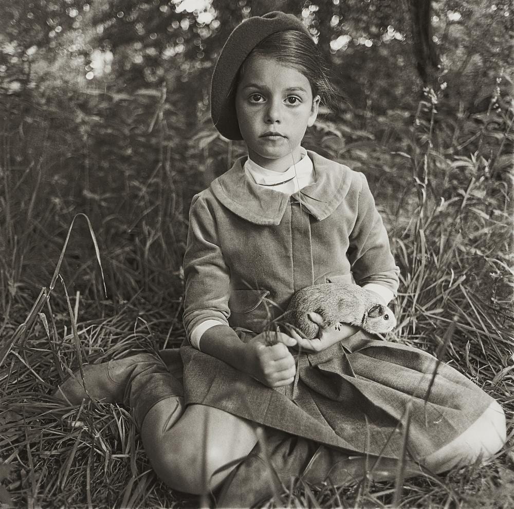 Diane Arbus comparable auction result: diane arbus child in a beret new york city 1962
