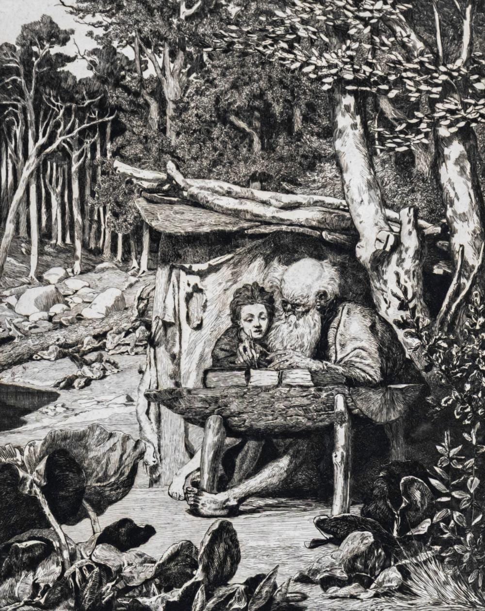 Max Klinger comparable auction result: max klinger german 1857 1920 intermezzi opus iv portfolio of 8 etchings 1881