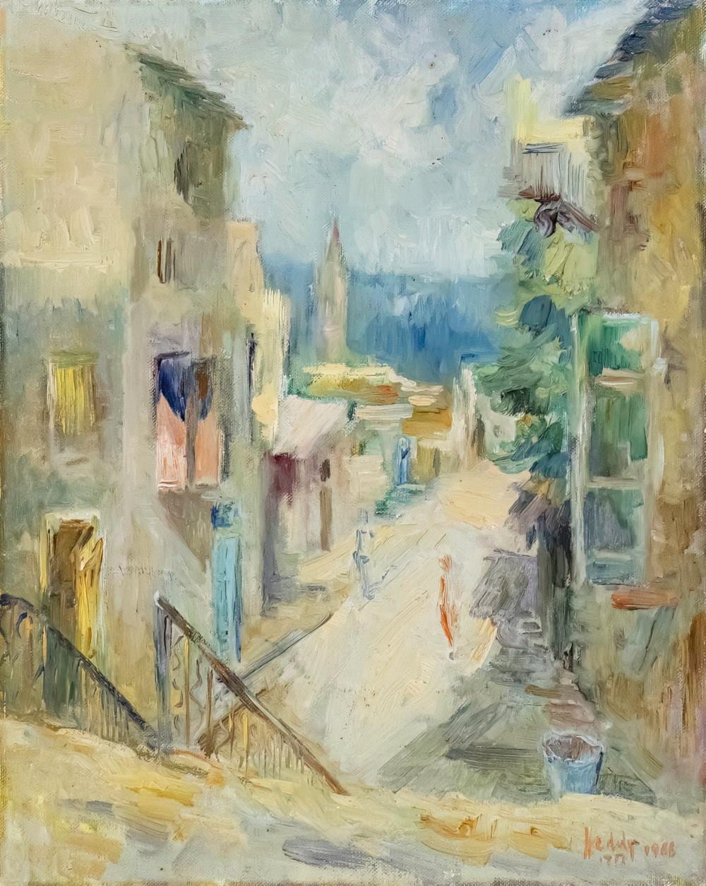 heddy kun b 1936 urban landscape oil on canvas · Pasarel · 2026-05-26 Heddy Kun comparable auction result: heddy kun b 1936 urban landscape oil on canvas