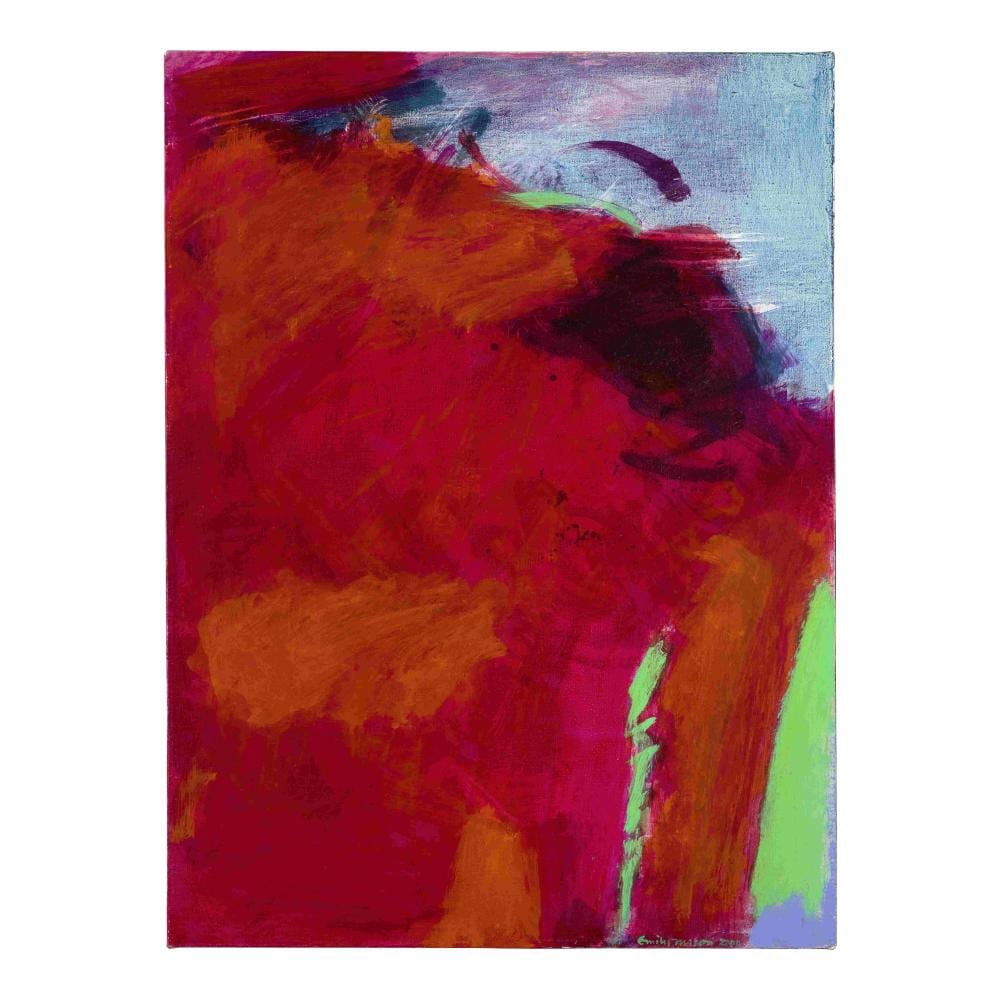 Emily Mason comparable auction result: emily mason 1932 2019 spending scarlet 32 x 23 7 8 in 81 1 x 60 6 cm painted in 2000