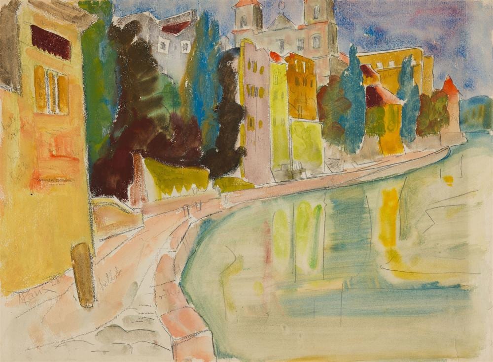 Max Kaus comparable auction result: max kaus passau innufer 1928