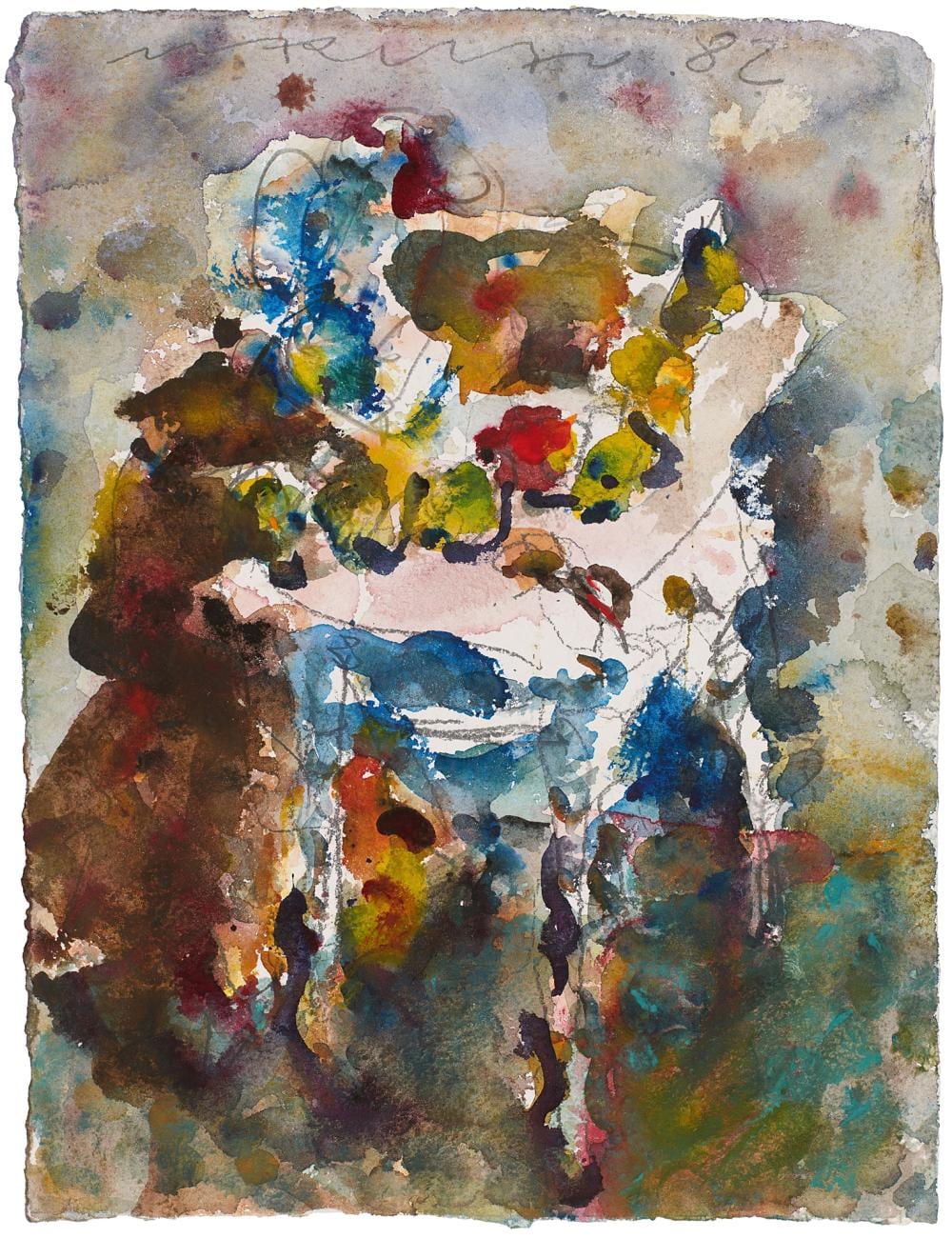 Marwan comparable auction result: marwan untitled 1982