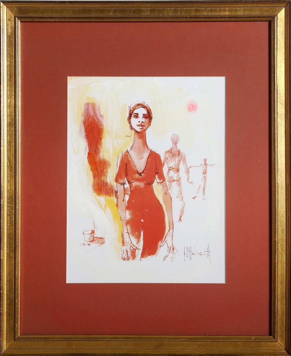 Alvin Carl Hollingsworth comparable auction result: alvin carl hollingsworth rehearsal lithograph