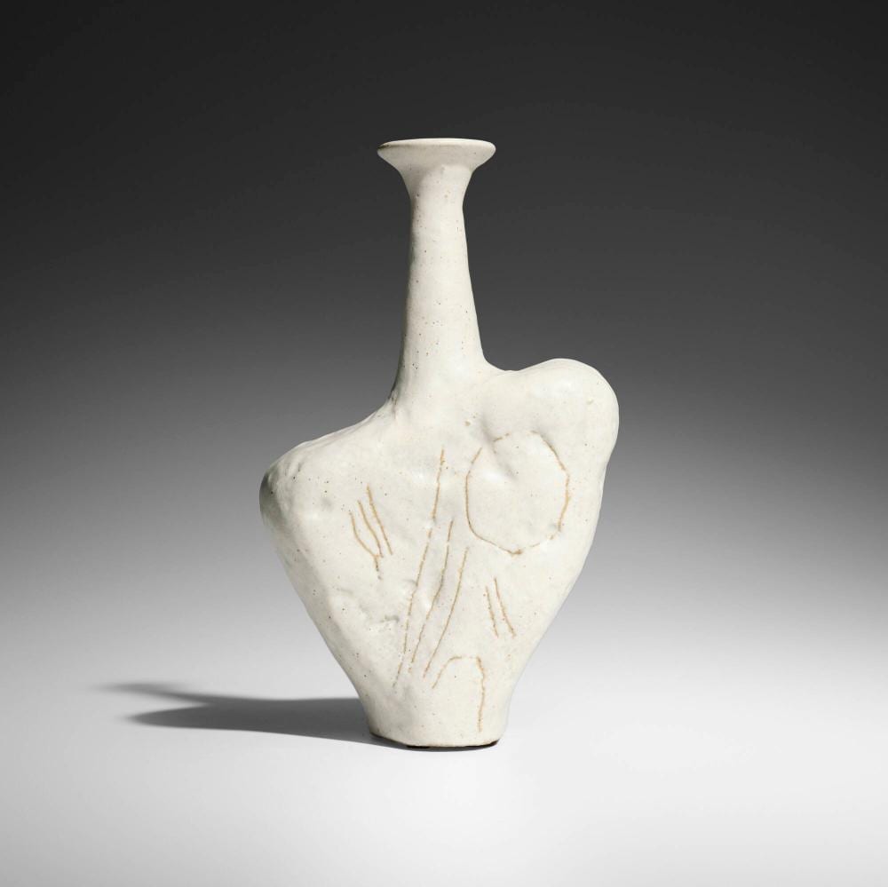 Bruno Gambone comparable auction result: bruno gambone vase
