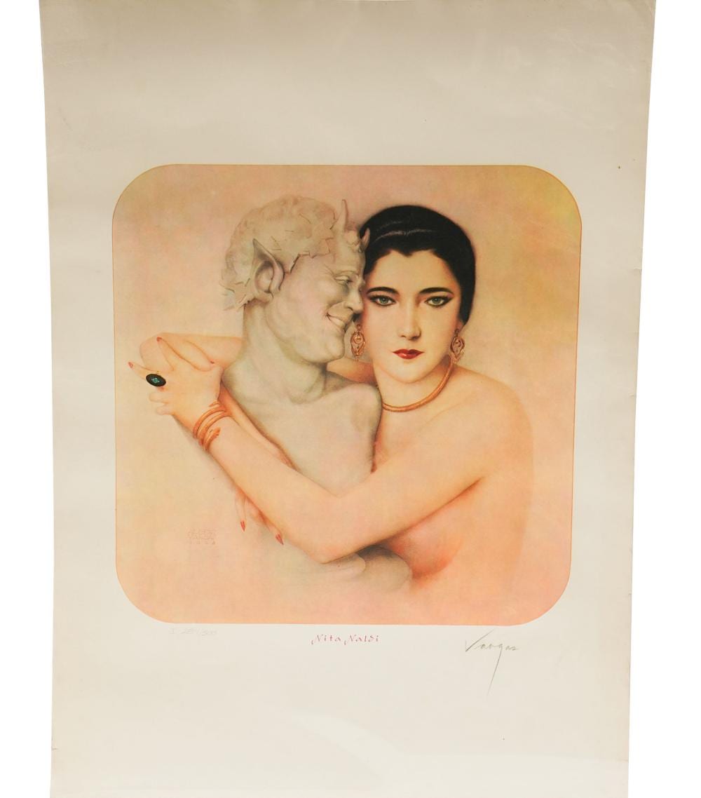 Alberto Vargas comparable auction result: alberto vargas 1896 1982 nita naldi