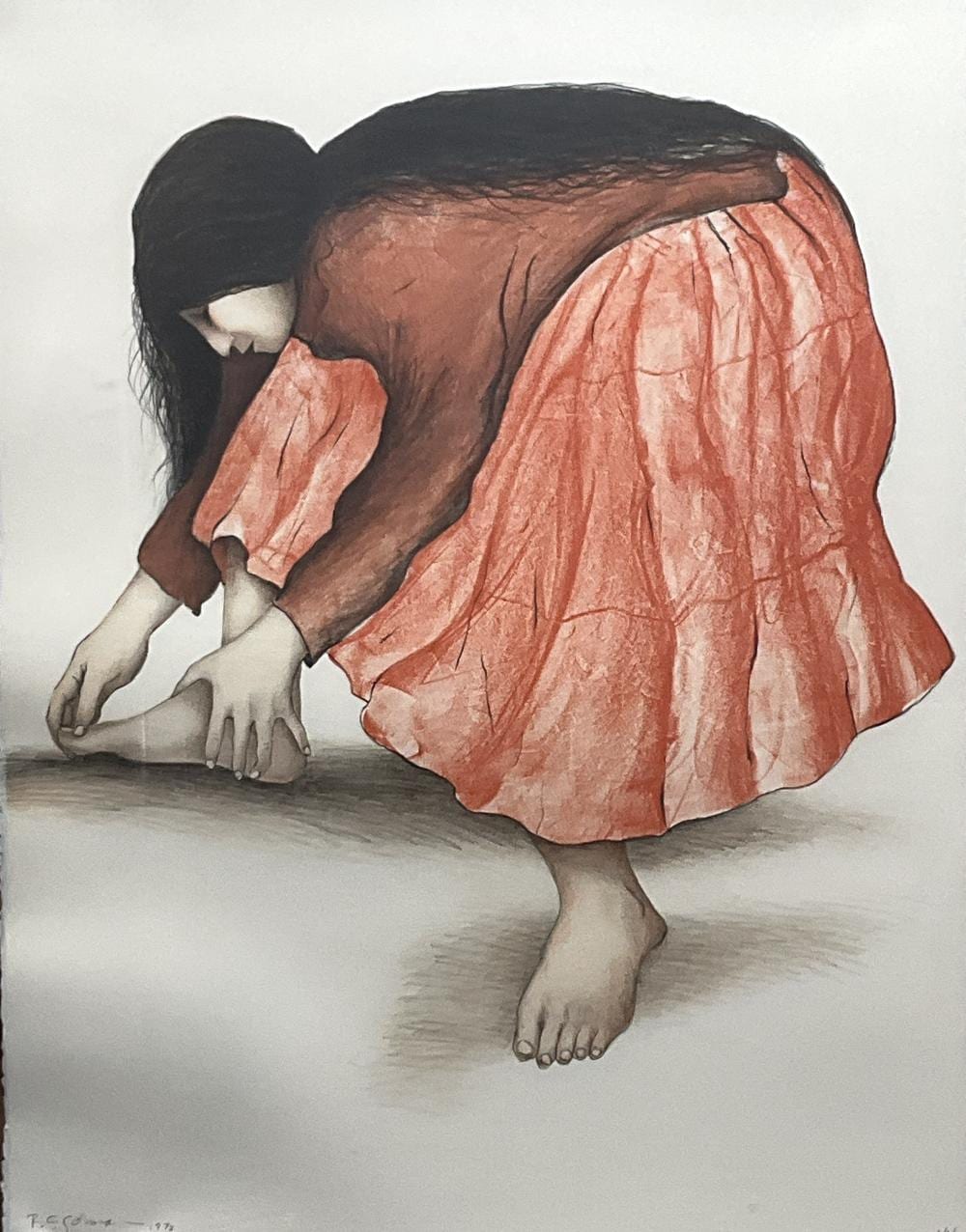 Rudolph Carl Gorman comparable auction result: r c gorman signed numbered lithograph