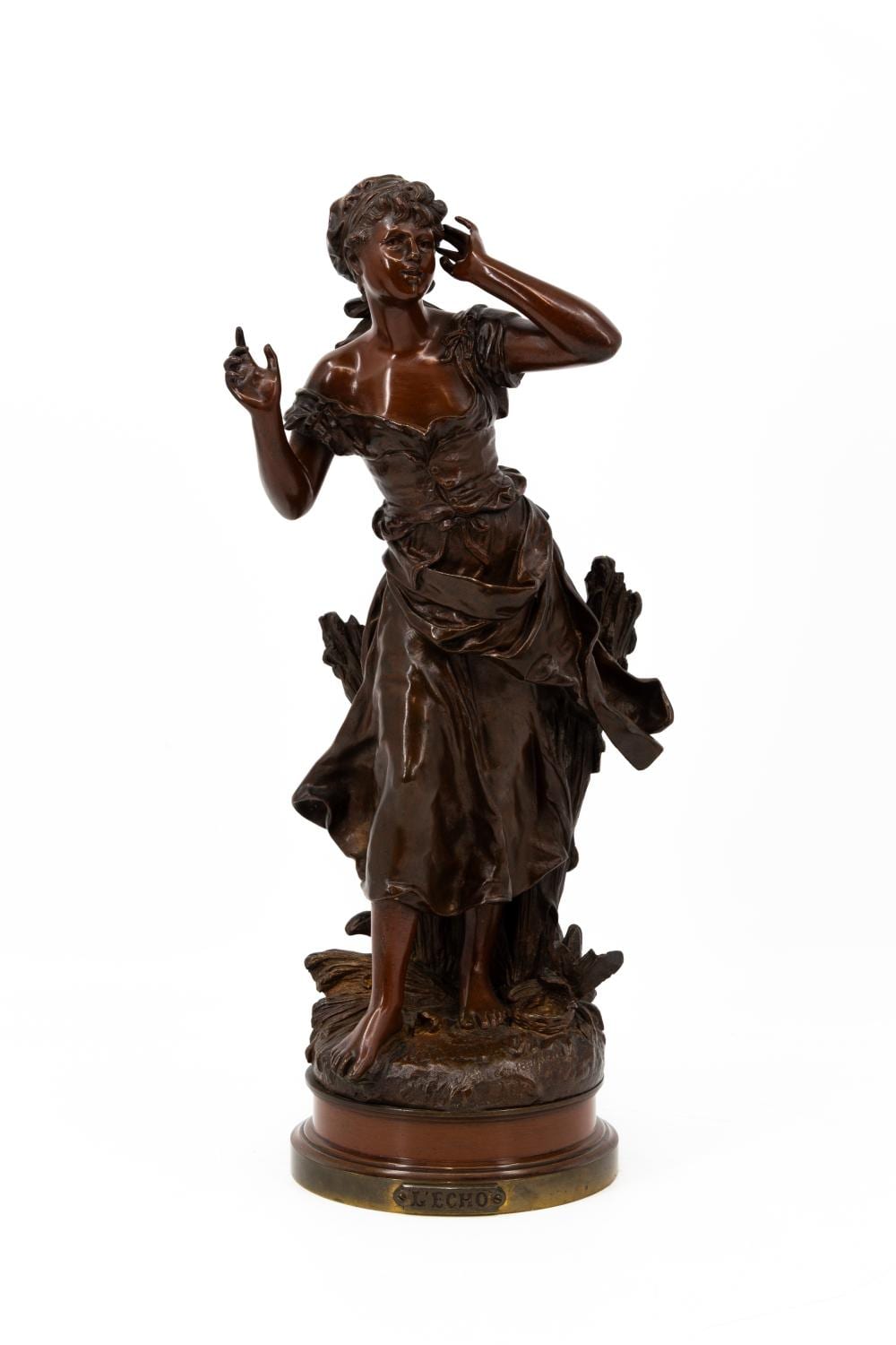 Mathurin Moreau comparable auction result: mathurin moreau 1822 1912 l echo an antique french patinated bronze sculpture