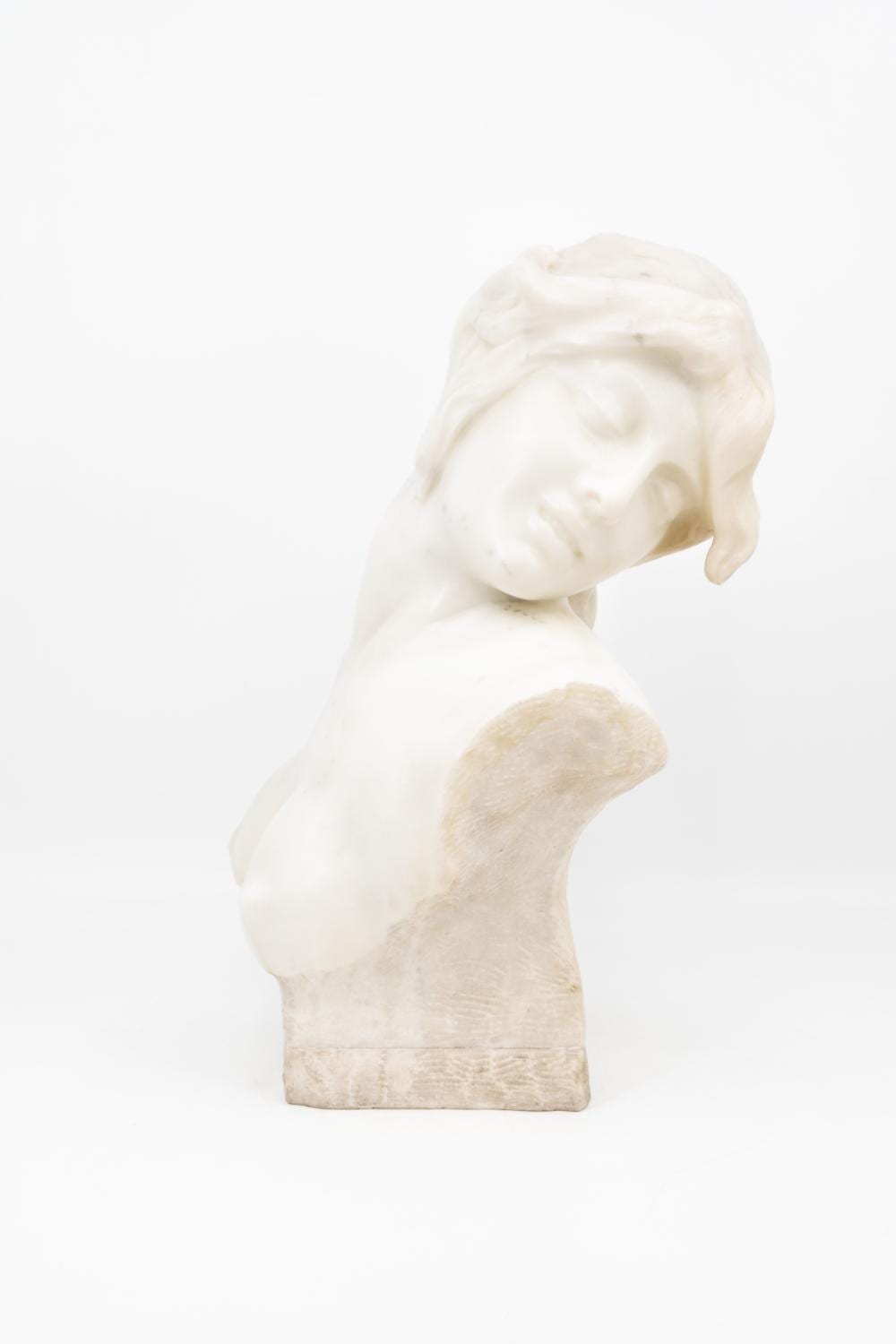 jef lambeaux 1852 1908 a large antique carved white marble bust · Ostantix Auctions · 2026-06-03 Jef Lambeaux comparable auction result: jef lambeaux 1852 1908 a large antique carved white marble bust