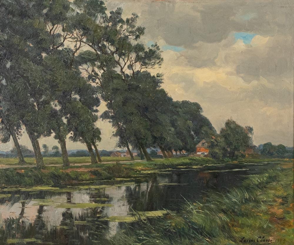 Louis Clesse comparable auction result: louis clesse 1889 1961 an antique oil on board painting