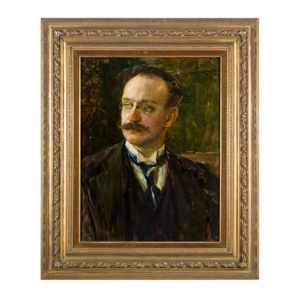 Alessandro Milesi comparable auction result: alessandro milesi venezia 1856 1945