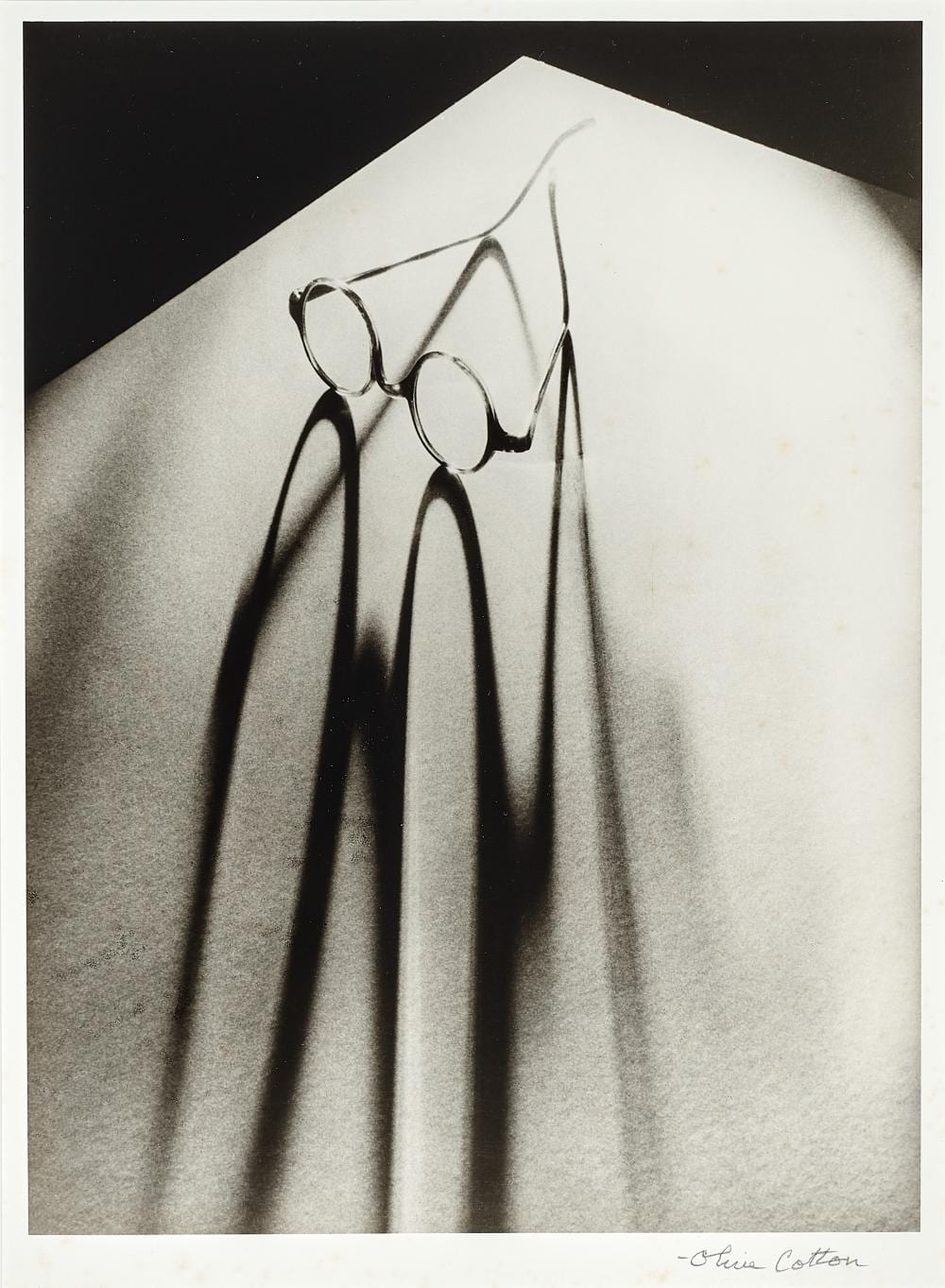 Olive Cotton comparable auction result: olive cotton glasses 1937 printed 1995
