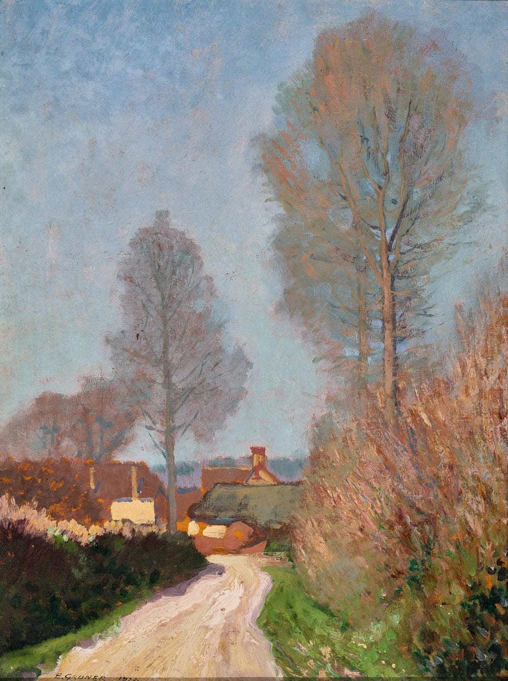 elioth gruner a devon lane 1924 · Deutscher and Hackett · 2026-05-19 Elioth Gruner comparable auction result: elioth gruner a devon lane 1924