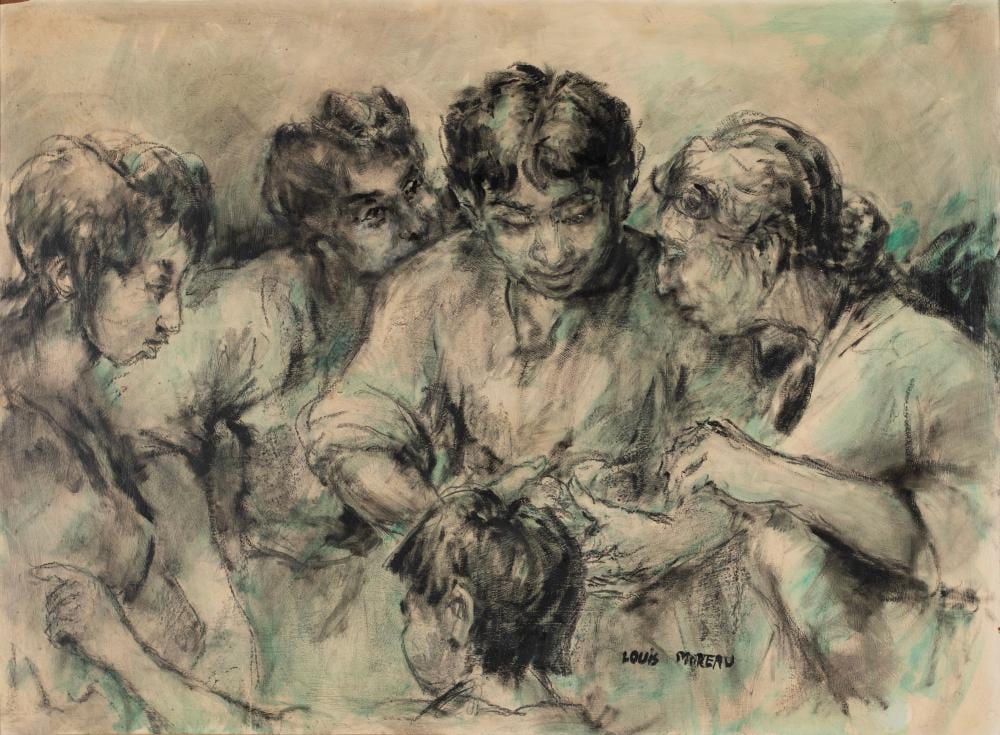 Louis (1883) Moreau comparable auction result: louis moreau french 1883 1958