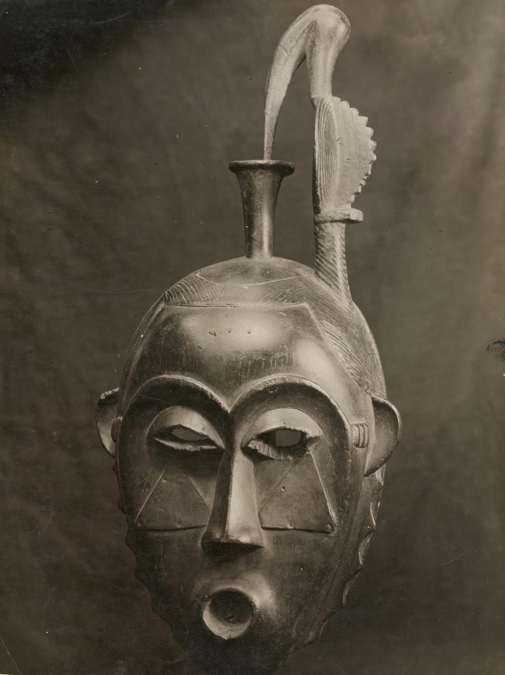 Paul Gavarni comparable auction result: guillaume paul african mask ivory coast