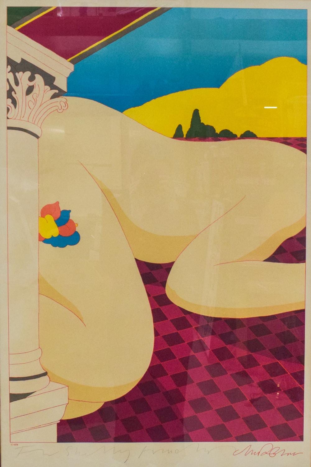 milton glaser lithograph nude on the music hall floor · Willow Auction House · 2026-06-02 Milton Glaser comparable auction result: milton glaser lithograph nude on the music hall floor